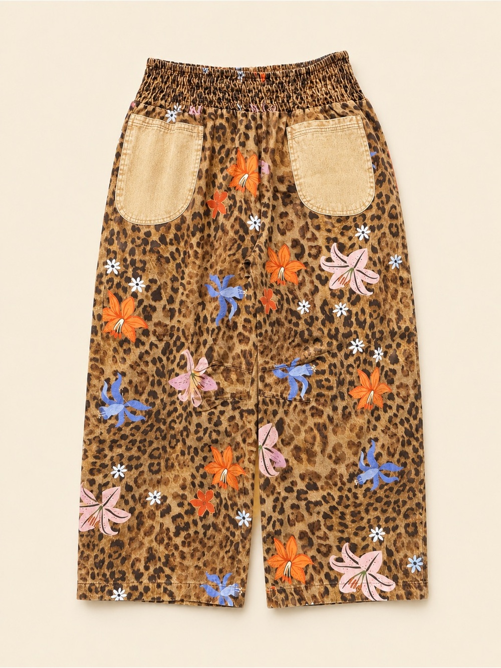 Boutique Leopard Floral jeans (M)